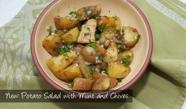 The Delia Smith Project: New Potato Salad with Mint and Chives